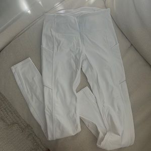 white size 4 lulu leggings